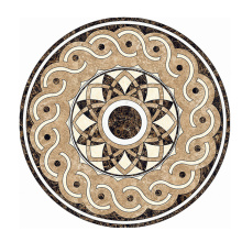 Modern Design Floor Marble Medallion Waterjet Inlay